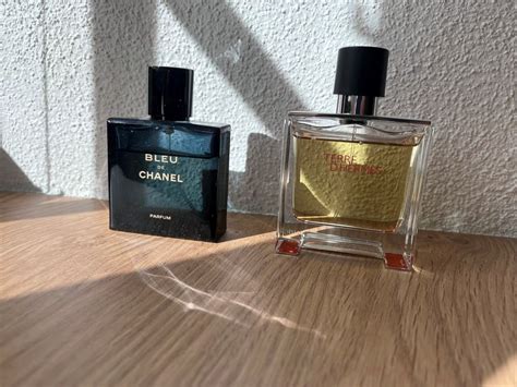 bleu de chanel vs terre d& 39|terre d'hermes vs Chanel.